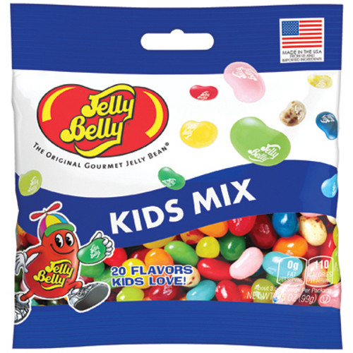 JELLY BELLY CANDY COMPANY 66938 JELLY BELLY, KIDS MIX, GRAB & GO BAG, 3.