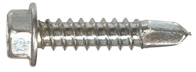 HILLMAN GROUP 47206 HEX WASHER HEAD, SELF-DRILLING SCREWS, #