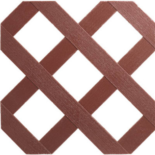 MASTER MARK PLASTICS INC 64703 LATTICE PANEL, ADOBE, 4 X 8-FT.