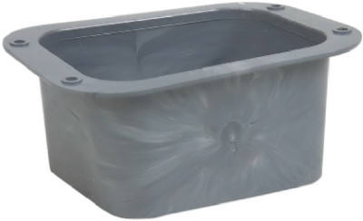 AMERIMAX HOME PRODUCTS 85051 DROP OUTLET, C STYLE, PLASTIC, 2 X 3-IN.