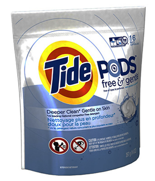 PROCTER & GAMBLE 89885 PODS HE LAUNDRY DETERGENT, FREE & GENTLE