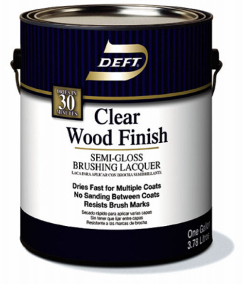 DEFT INC DFT011/01 SEMI-GLOSS WOOD FINISH, CLEAR, GALLON