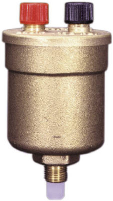 WATTS BRASS & TUBULAR DUO VENT 1/8 AUTOMATIC BOILER AIR VENT VALVE, 1/8-IN.