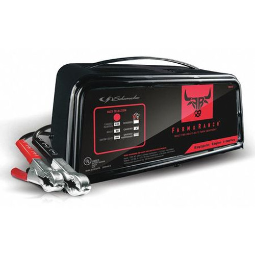 SCHUMACHER FR01237 AUTOMATIC BATTERY CHARGER, 50/10/6-AMP, 