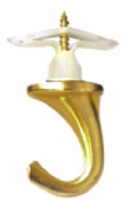 HILLMAN GROUP 122409 VERSA HOOK, BRASS, SMALL, 75-LB., 2-PK. HILLMAN GROUP 122409 VERSA HOOK, BRASS, SMALL, 75-LB., 2-PK.