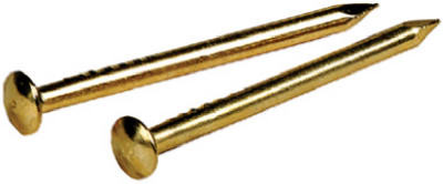 HILLMAN GROUP 122624 3/4-IN. X 14 BRASS-PLATED ESCUTCHEON PIN
