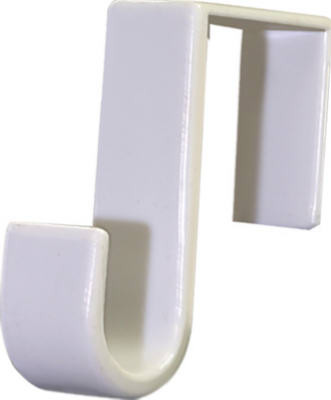 HILLMAN GROUP 122324 OVER-THE-DOOR HOOK, WHITE