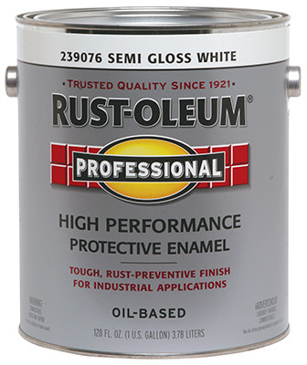RUST-OLEUM 239076 PROFESSIONAL ENAMEL COATING, SEMI-GLOSS 