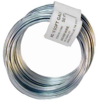 HILLMAN GROUP 123174 9-GAUGE GALVANIZED SMOOTH WIRE, 170-FT.
