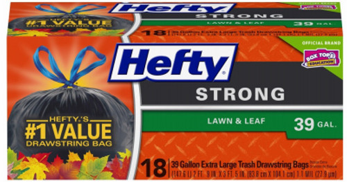 REYNOLDS CONSUMER PRODUCTS E86720 STRONG LAWN & LEAF BAGS, 18-CT., 39-GAL.