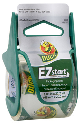 SHURTECH BRANDS 285886 PACKAGING TAPE, CLEAR, 1.88-IN. X 22.2-Y