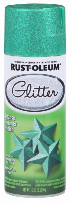 RUST-OLEUM 302573 SPECIALTY GLITTER SPRAY PAINT, TURQUOISE