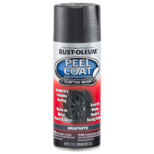 RUST-OLEUM 284320 PEEL COAT TEMPORARY COATING, GRAPHITE, 1