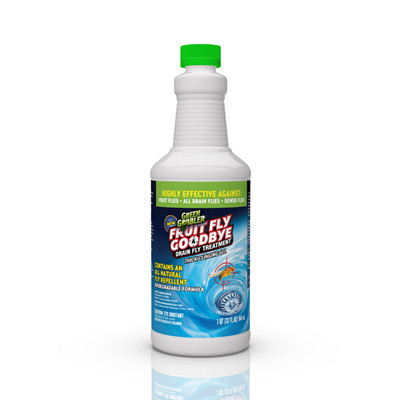 ECOCLEAN SOLUTIONS GGDFG32 FRUIT FLY GOODBYE DRAIN TREATMENT, 32-OZ