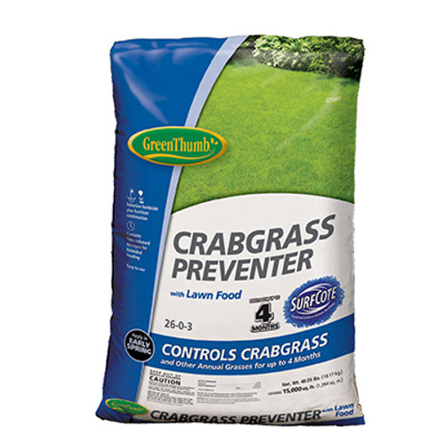 KNOX FERTILIZER GT11435 CRABGRASS PREVENTER PLUS LAWN FOOD, 26-0