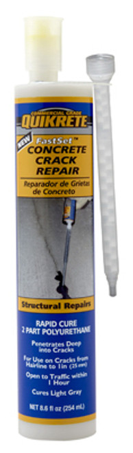 QUIKRETE 865069 FAST SET CRACK REPAIR, 8.6-OZ.