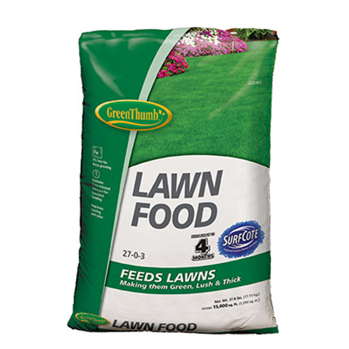 KNOX FERTILIZER GT56607 LAWN FOOD, 27-0-3 FORMULA, 15,000-SQ. FT