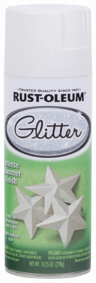 RUST-OLEUM 299426 SPECIALTY GLITTER SPRAY PAINT, PEARL WHI