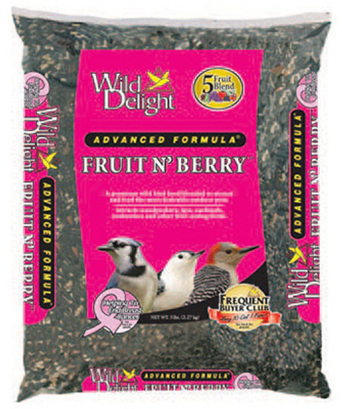 D & D COMMODITIES LTD 365050 PREMIUM BIRD FOOD, FRUIT 'N BERRY, 5-LBS