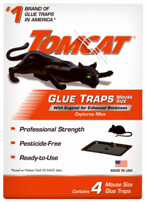 TOMCAT 0362310 MOUSE GLUE TRAP, PROFESSIONAL STRENGTH, 