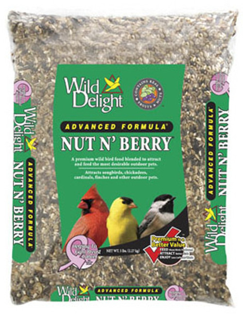 D & D COMMODITIES LTD 366050 PREMIUM WILD BIRD FOOD, NUT 'N BERRY, 5-