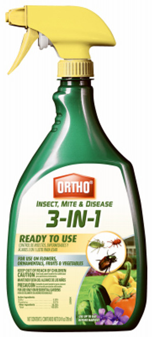 ROUNDUP 0345510 INSECT MITE & DISEASE CONTROL, 24-OZ. RE