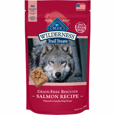AMERICAN DISTRIBUTION & MFG CO 800329 WILDERNESS TRAIL TREATS, SALMON, 10-OZ.