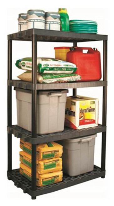 PLANO MOLDING 952404 SHELVING UNIT, 4 SHELVES, HEAVY-DUTY PLA