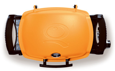 WEBER-STEPHEN 51190001 Q-1200 PORTABLE GAS GRILL, 8500 BTU, ORA