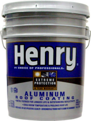 HENRY CO HE558018 5-GALLON 558 ALUMINUM ROOF COATING