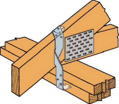 SIMPSON STRONG-TIE LTS12 TWIST STRAP, 18 GAUGE, 12-IN.