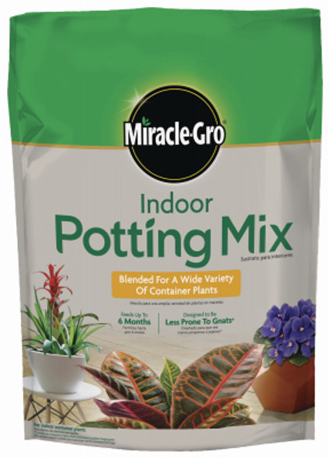 SCOTTS GROWING MEDIA 72776430 INDOOR POTTING MIX, 6-QT.