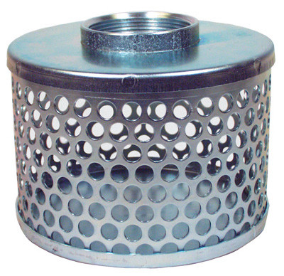 APACHE HOSE & BELTING CO, INC 70000504 2" FNPT PLATED STEEL ROUND HOLE STRAINER