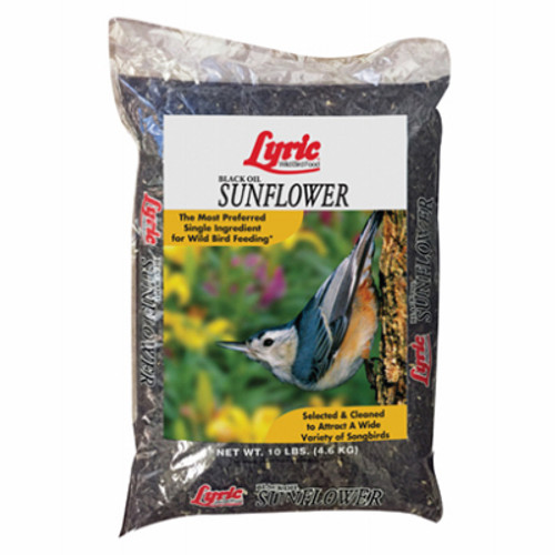 LEBANON SEABOARD 2647421 BLACK OIL SUNFLOWER SEED BIRD FOOD, 10-L LEBANON SEABOARD 2647421 BLACK OIL SUNFLOWER SEED BIRD FOOD, 10-L