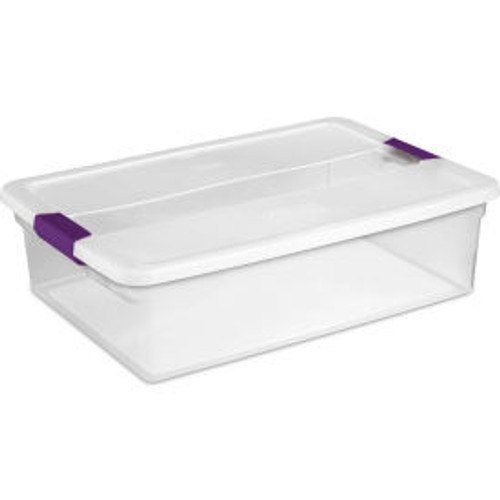 STERILITE CORP 17551706 STERILITE CLEARVIEW STORAGE BOX WITH LAT
