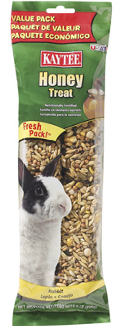 KAYTEE PET 100037432 RABBIT TREATS, HONEY STICK, 8-OZ.