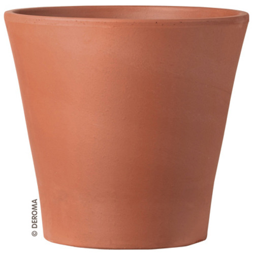 DEROMA M8950PZ CONO CLAY PLANTER, TERRA COTTA, 6-IN.