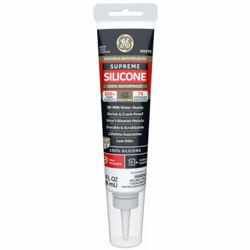 MOMENTIVE PERFORMANCE MATERIALS M90011 SUPREME SILICONE KITCHEN & BATH SEALANT-