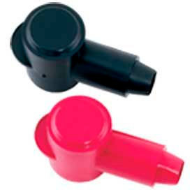 QUICK CABLE 5743-005B TAB INSULATOR BLACK TP 8-2 GAUGE PK5