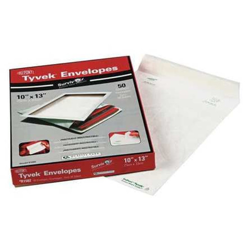SURVIVOR R1582 TYVEK MAILER SIDESEAM 10X13 WHITE PK50