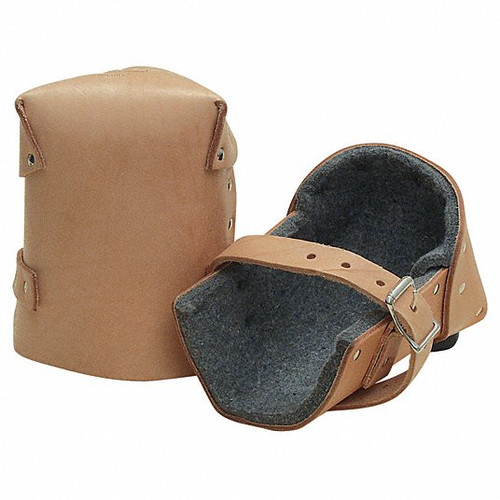 KRAFT TOOL WL088 THICK FELT LEATHER KNEE PADS 1 