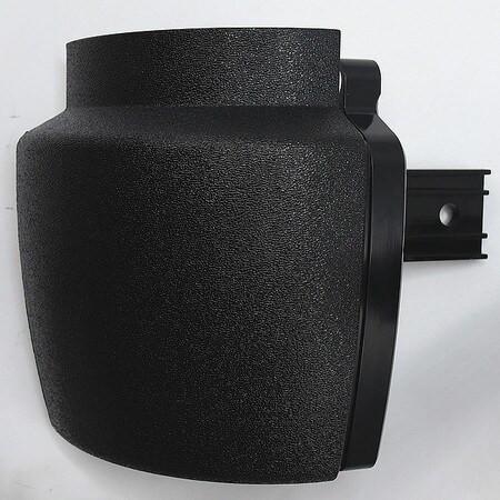 ACROVYN HRB20CAPL108N LEFT HAND END CAP,BLACK