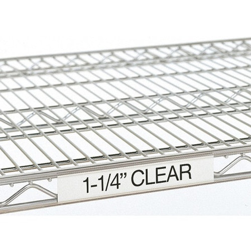 INSTOCK GR9990CL2 LABEL HOLDER,CLEAR,SLIDE-IN