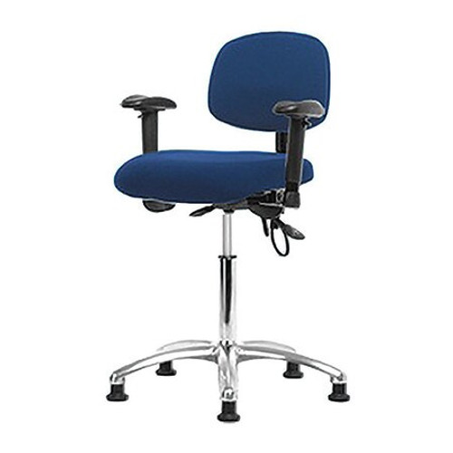 BLUE RIDGE ERGONOMICS BR-ESD-FMBCH-CR-T1-A1-NF-EG-ESDBLU ERGONOMIC CHAIR FABRIC BLUE
