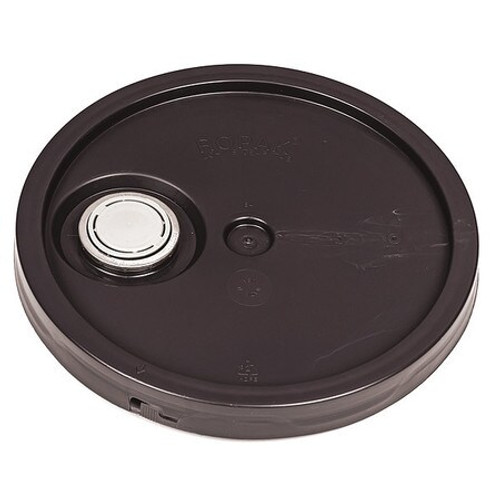 BASCO ROP2100CVR-F-TT-BR PLASTIC PAIL LID BROWN 12-1/4 DIA.
