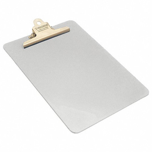 DETECTAMET INC. 300-O06-P06-A10 CLIPBOARD LETTER SIZE PLASTIC WHITE