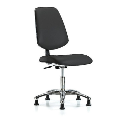 BLUE RIDGE ERGONOMICS BR-CLR-VDHCH-MB-CR-RG-8540 CLEANROOM TASK CHAIR UPHOLSTERED VINYL
