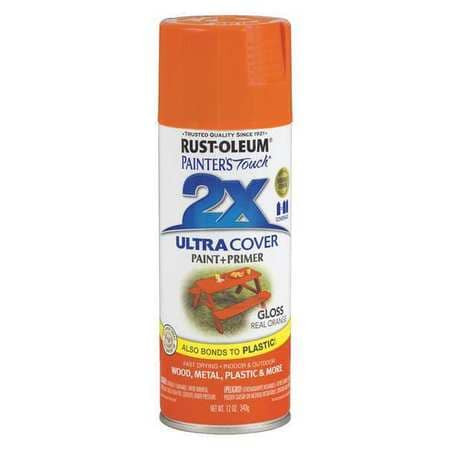 PAINTER'S TOUCH 249095 SPRAY PAINT GLOSS REAL ORANGE