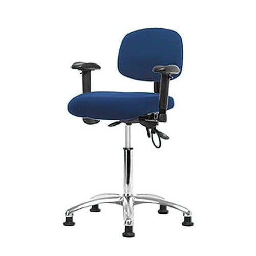 BLUE RIDGE ERGONOMICS BR-ESD-FMBCH-CR-T0-A1-NF-EG-ESDBLU ERGONOMIC CHAIR FABRIC BLUE