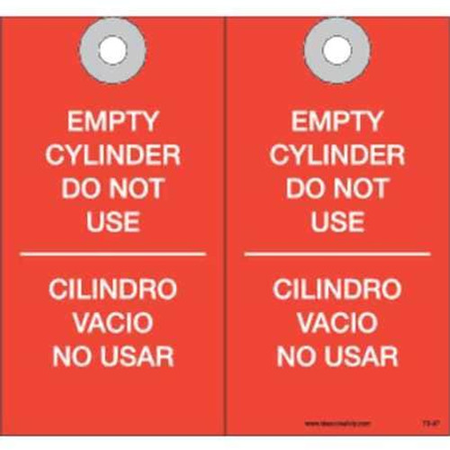 IDESCO KAT897AC EMPTY CYLINDER SAFETY TAG PK10